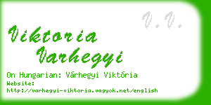 viktoria varhegyi business card